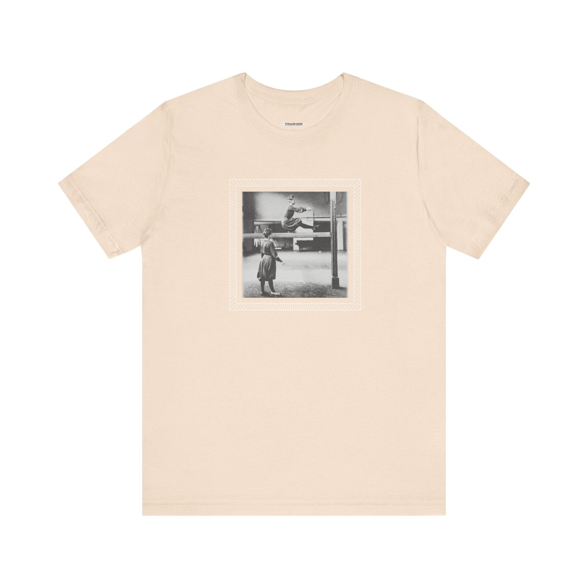 On the Balance Beam 1902 Vintage Graphic T-Shirt product image 12
