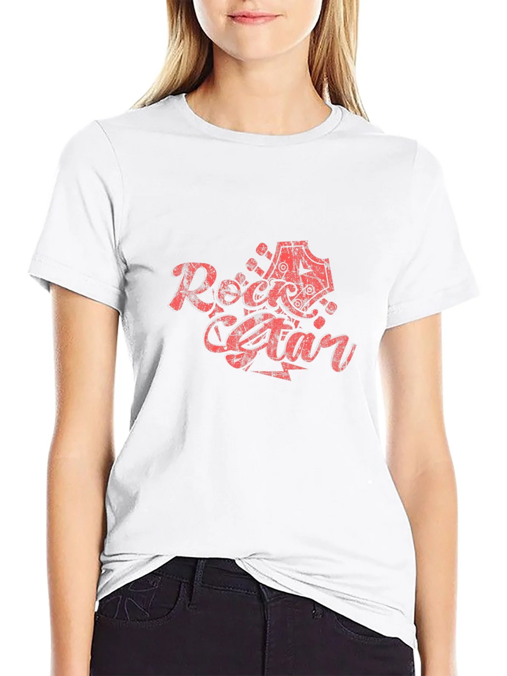 Rock Star Graphic Print T-Shirt - Black product image 8