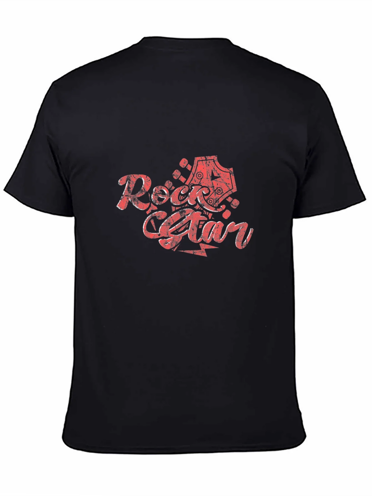 Rock Star Graphic Print T-Shirt - Black product image 4