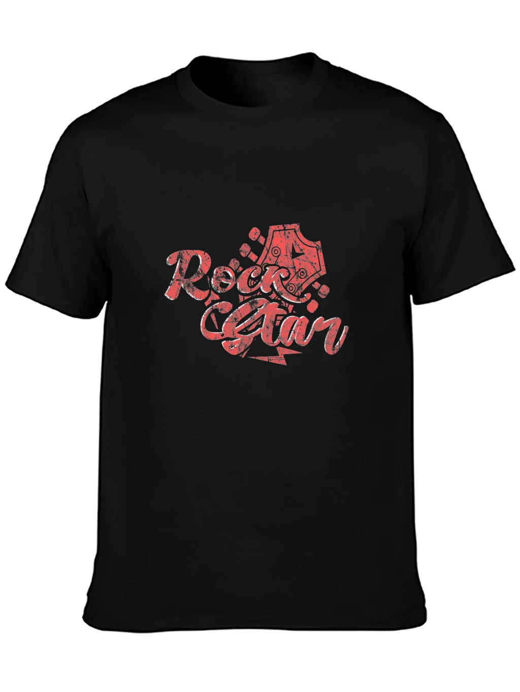 Rock Star Graphic Print T-Shirt - Black product image 3
