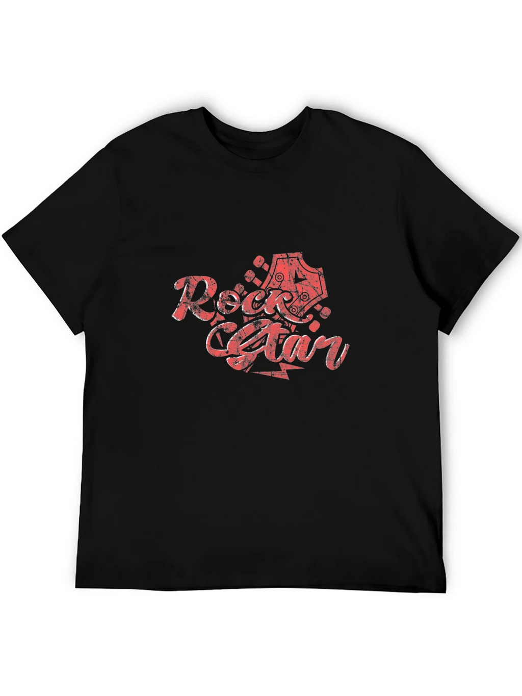Rock Star Graphic Print T-Shirt - Black product image 5