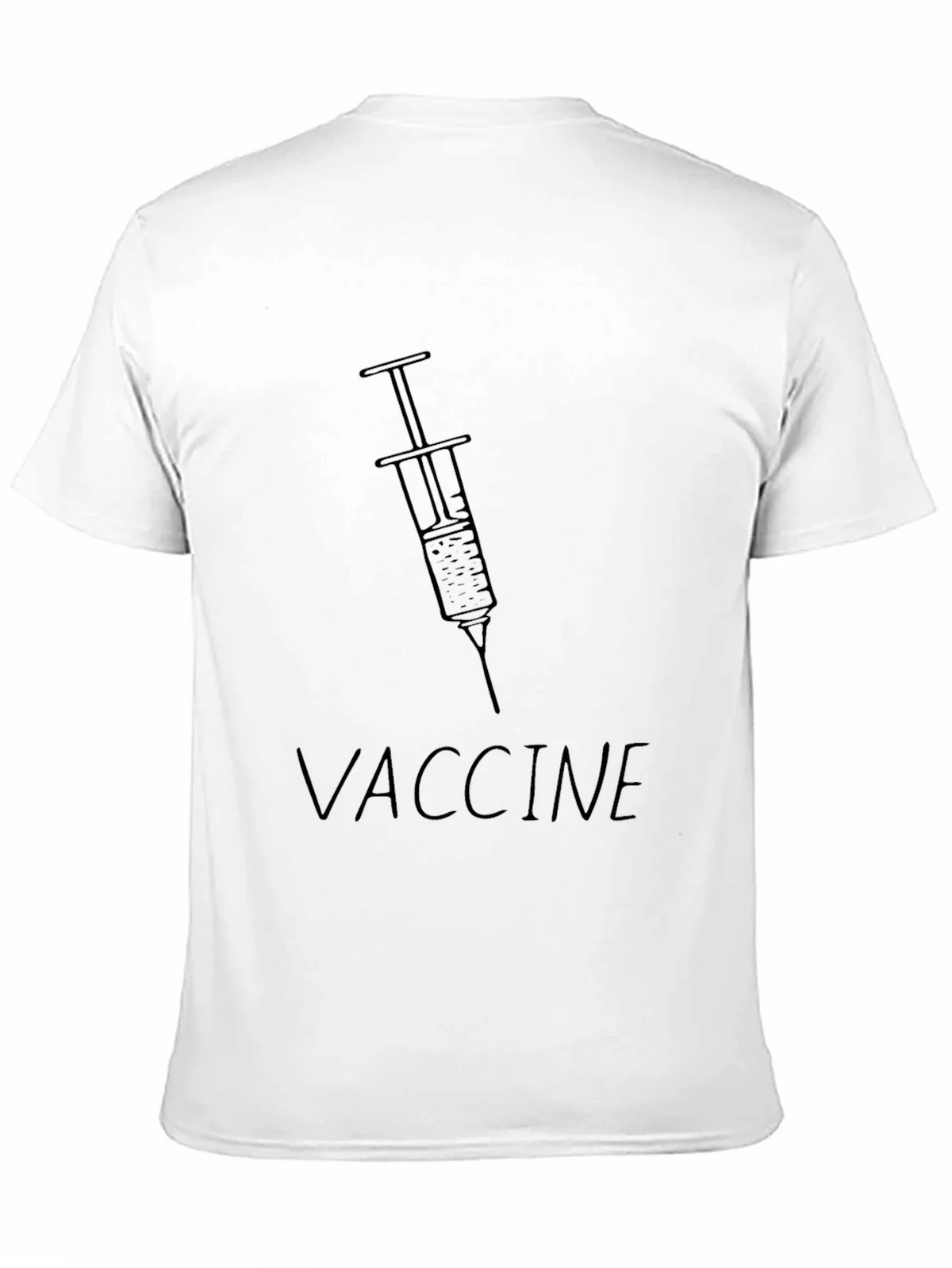 Vaccine Syringe Graphic Tee - Black Unisex T-Shirt product image 10