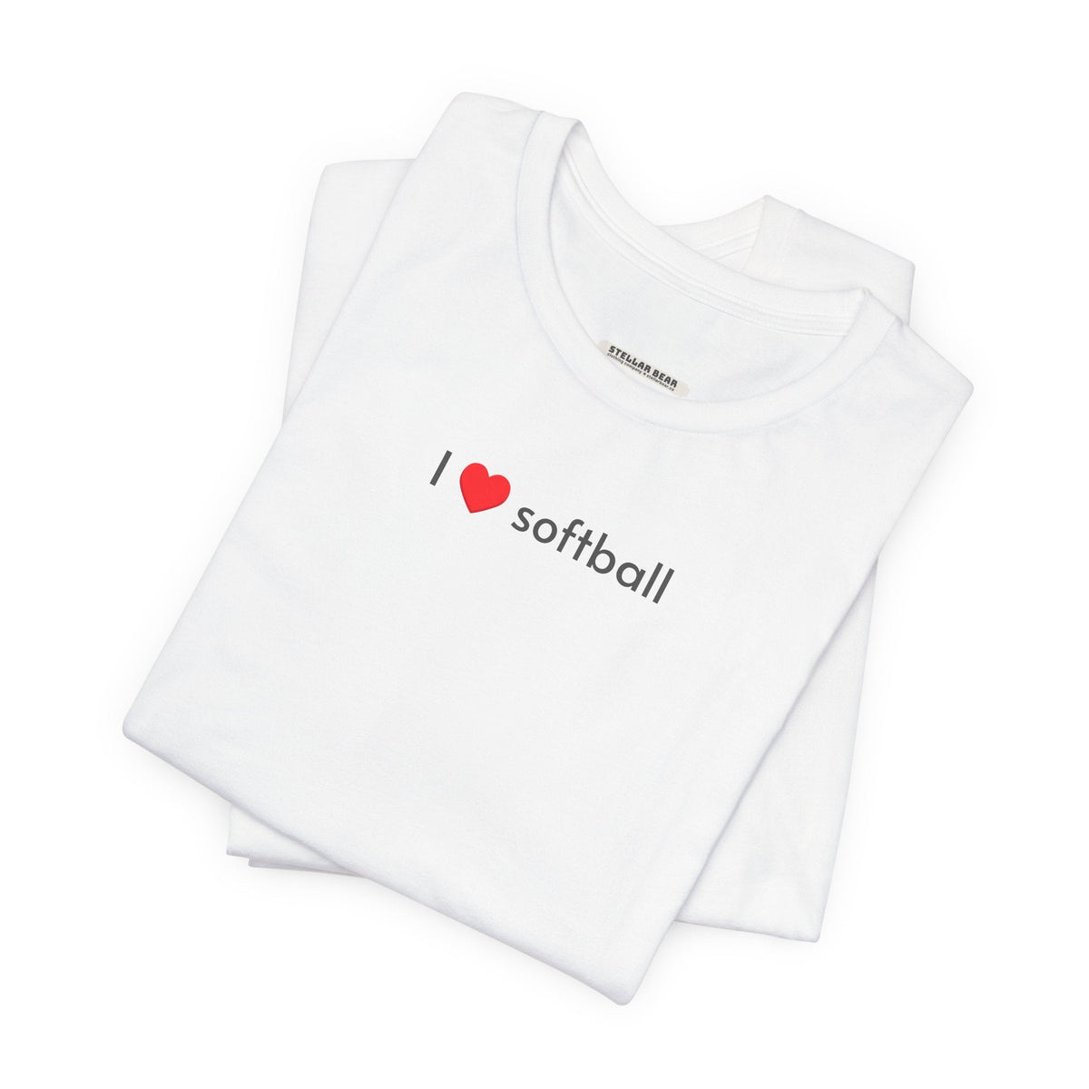 I Love Softball Minimalist Style T-Shirt product image 2