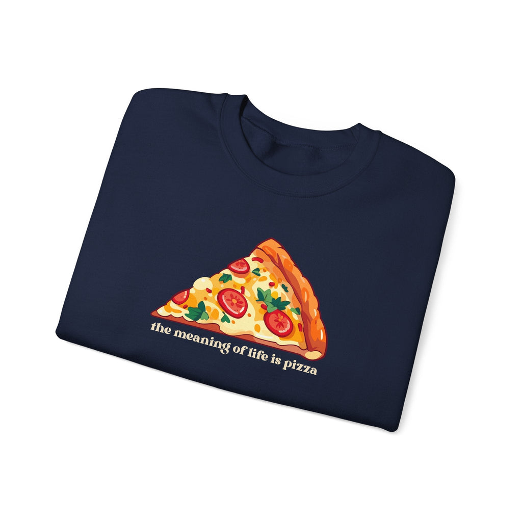 The Meaning of Life is Pizza Graphic Sweatshirt product image 7