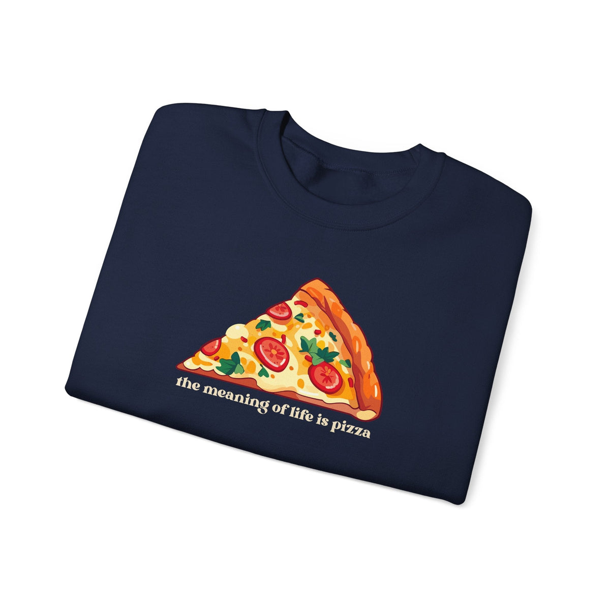 The Meaning of Life is Pizza Graphic Sweatshirt product image 7