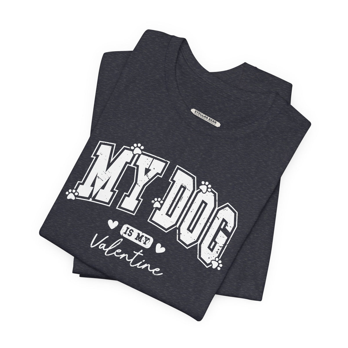 My Dog is My Valentine Graphic T-Shirt product image 5