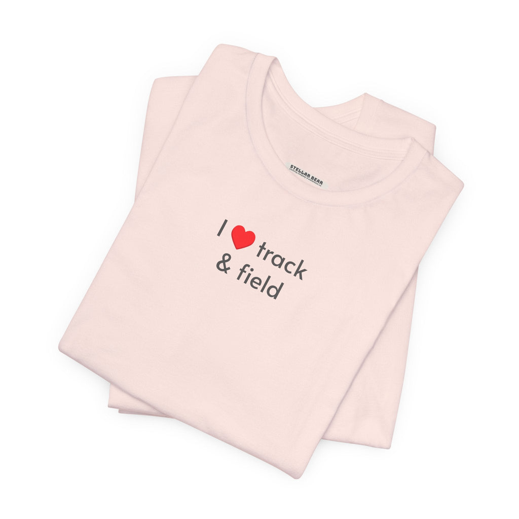 I Love Track & Field Minimalist Style T-Shirt product image 6