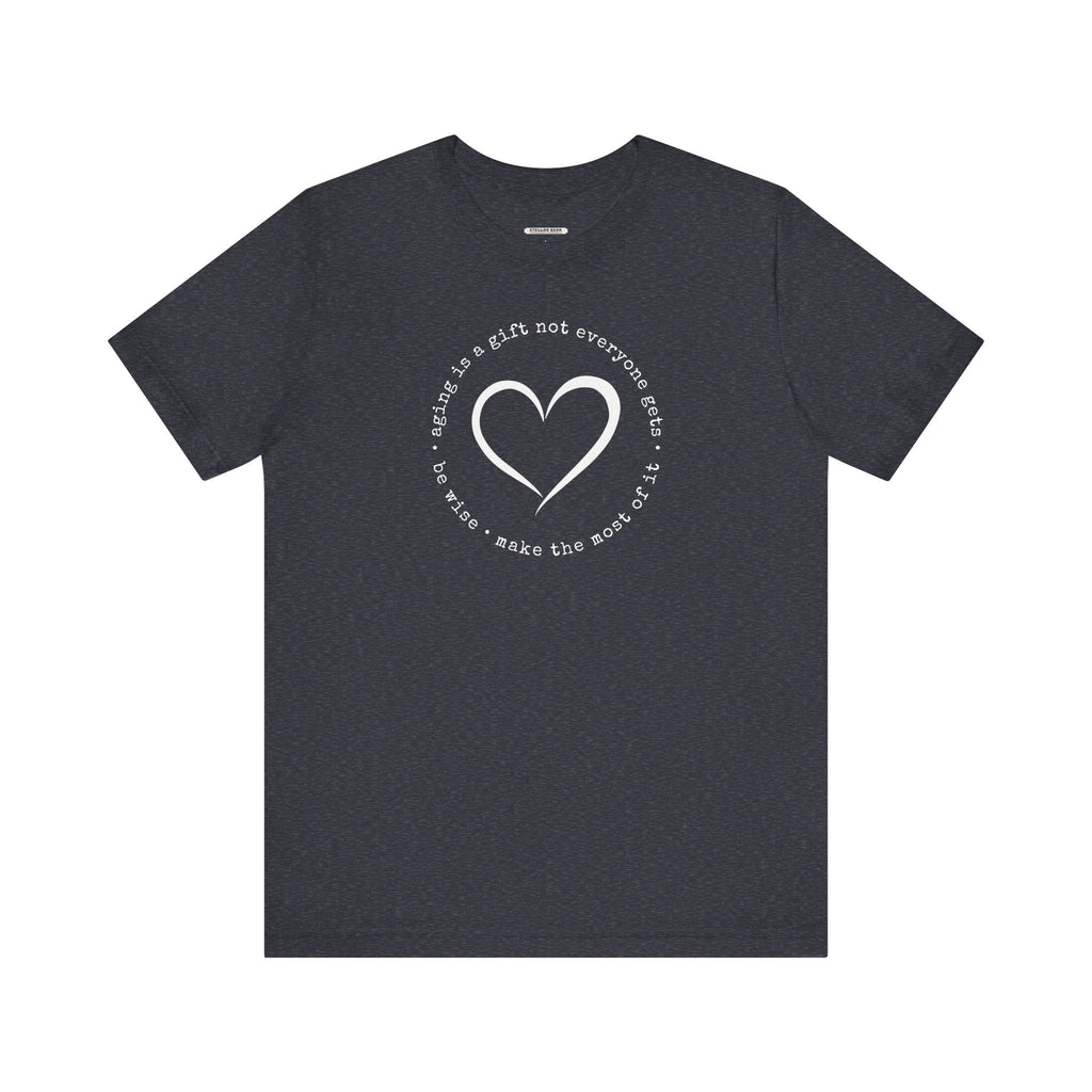 Aging is a Gift Not Everyone Gets, Heart Version Graphic product image 7