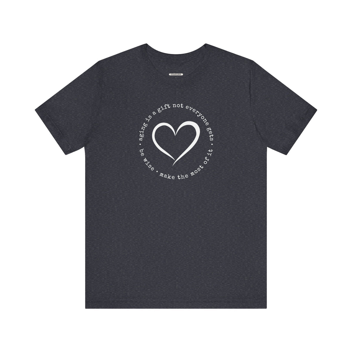 Aging is a Gift Not Everyone Gets, Heart Version Graphic product image 7