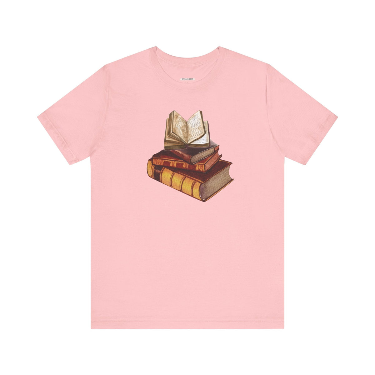 Stack of Old Books Vintage Objects Graphic T-Shirt product image 13