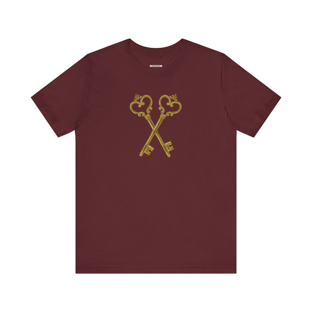 Old Keys Crossed Vintage Objects Graphic T-Shirt product image 12