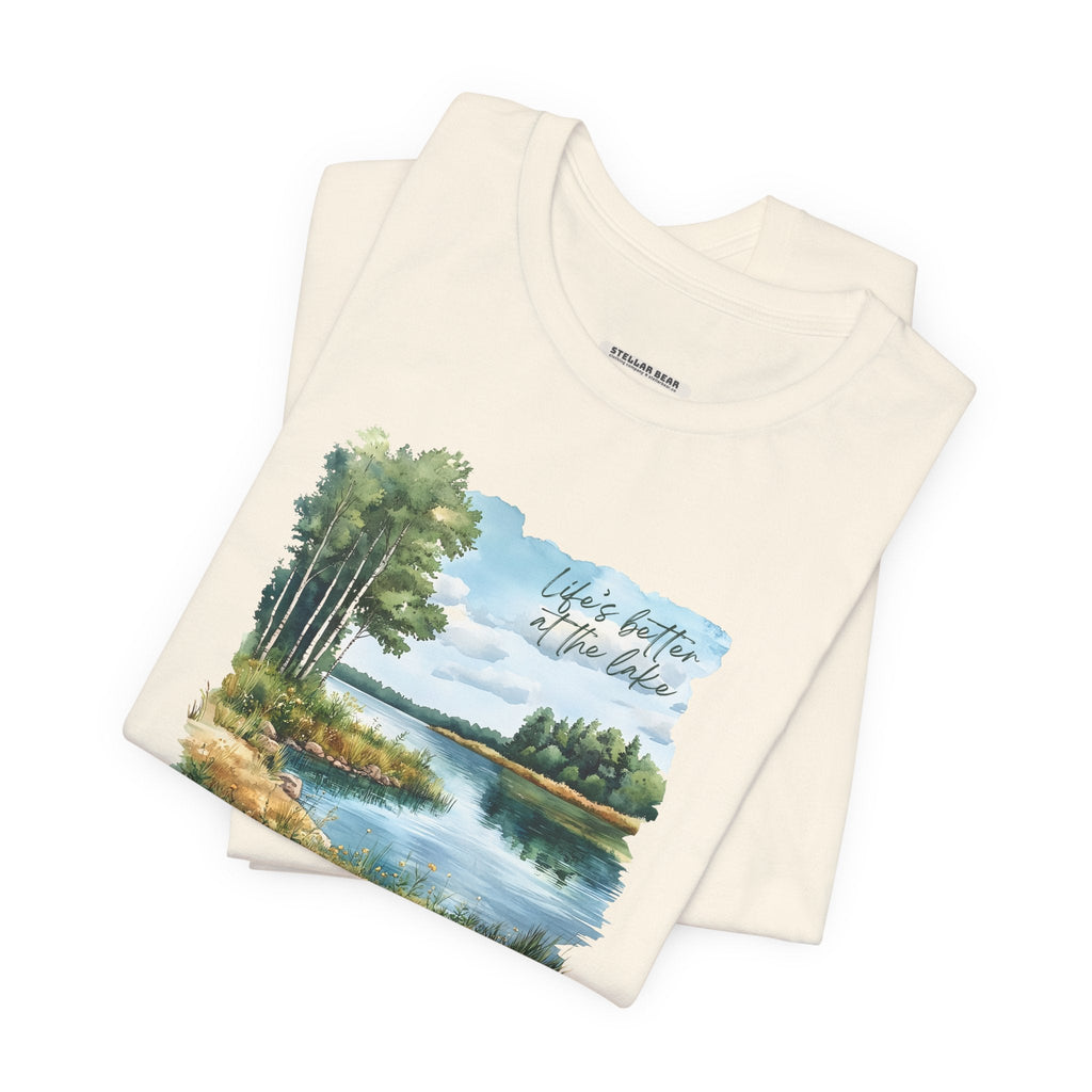Life's Better at the Lake, Spring Trees Graphic T-Shirt product image 6