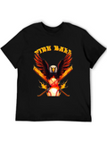 Fire Ball Eagle Baseball Bats T-Shirt product image 1