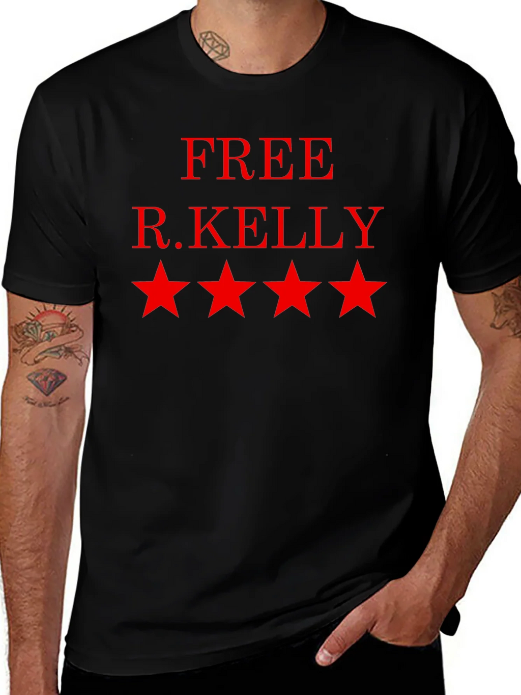 Free R. Kelly Black Cotton T-Shirt product image 1