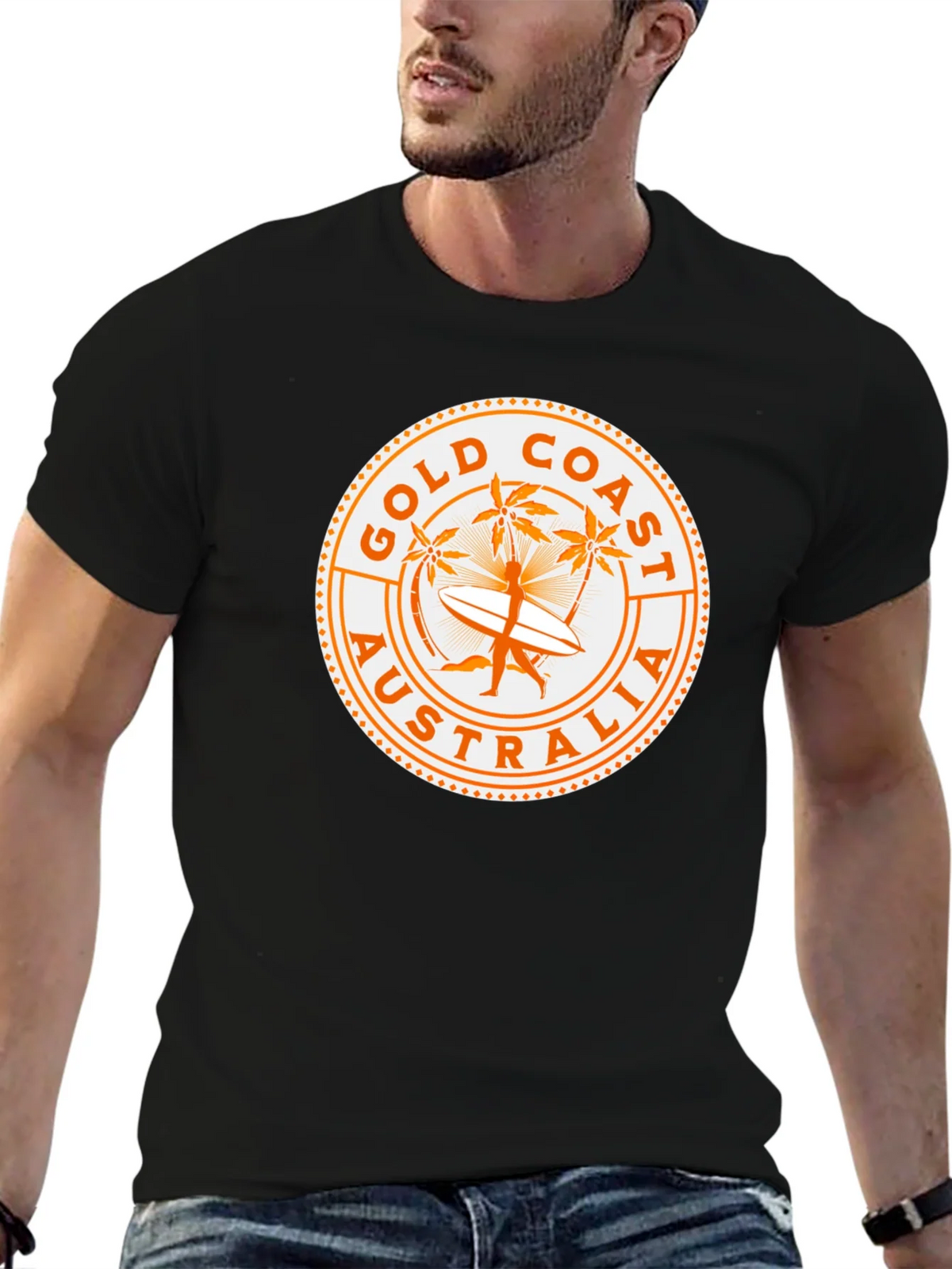 Gold Coast Australia T-Shirt | Surfer Design product image 4