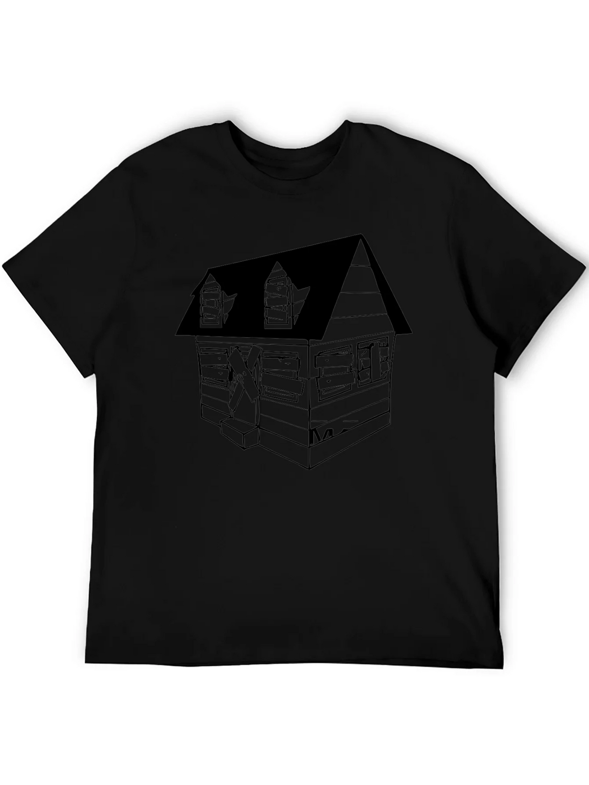 Creepy Cabin Graphic T-Shirt product image 3