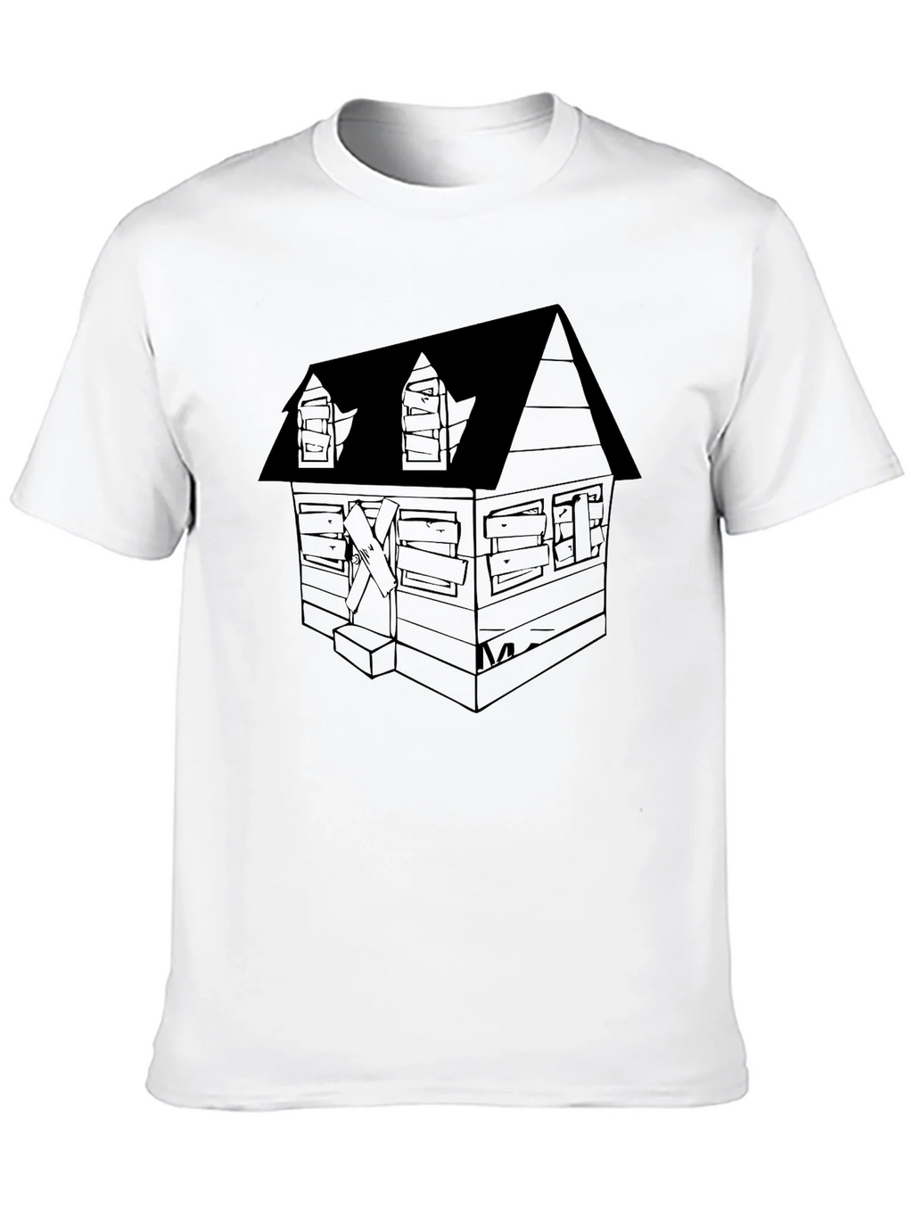 Creepy Cabin Graphic T-Shirt product image 7