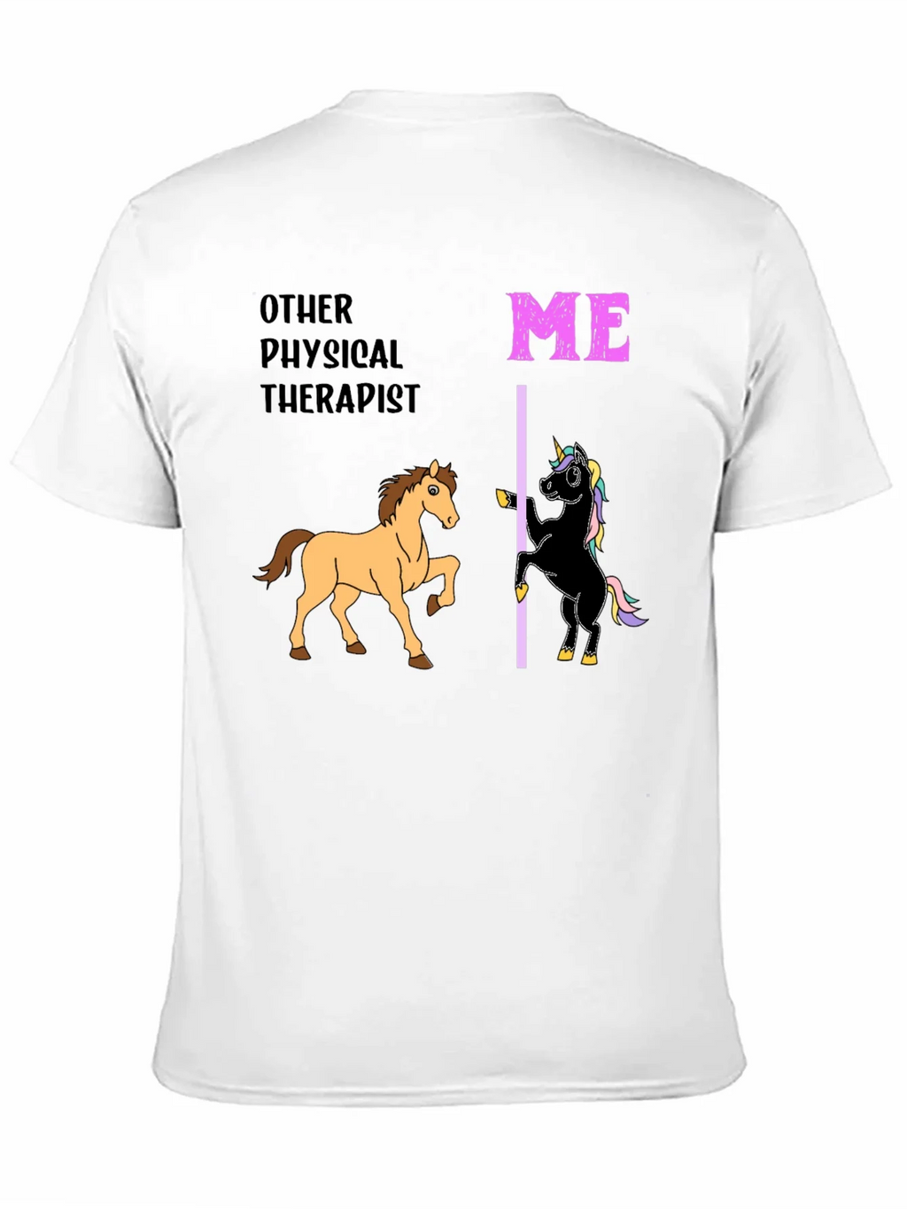 Funny Physical Therapist T-Shirt Horse & Unicorn product image 6
