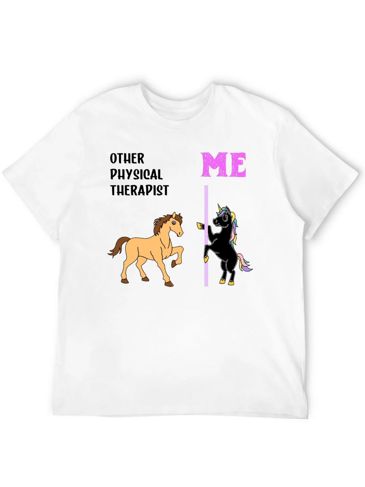Funny Physical Therapist T-Shirt Horse & Unicorn product image 7
