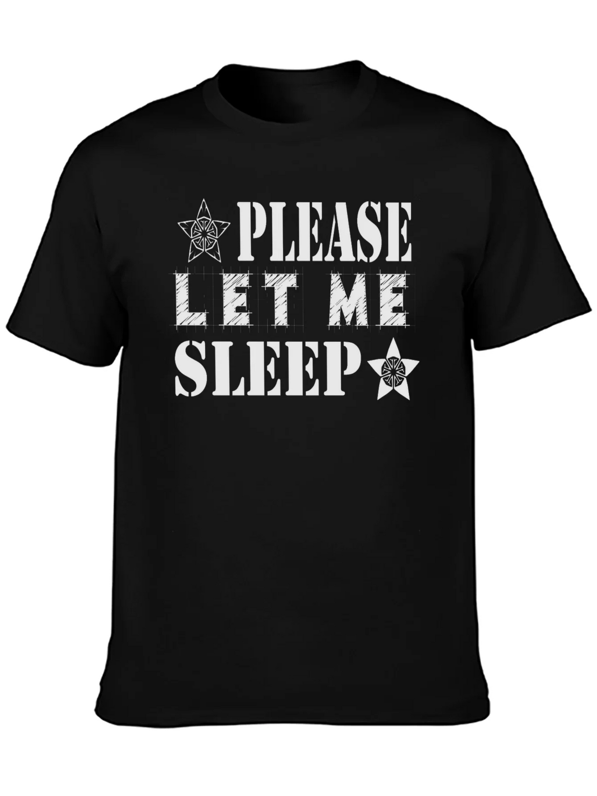 Please Let Me Sleep Graphic Tee - Black product image 3