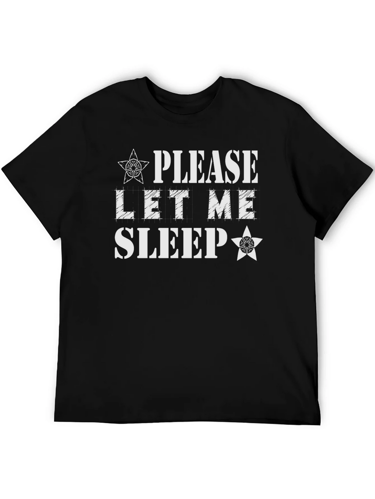 Please Let Me Sleep Graphic Tee - Black product image 5
