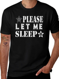Please Let Me Sleep Graphic Tee - Black product image 1
