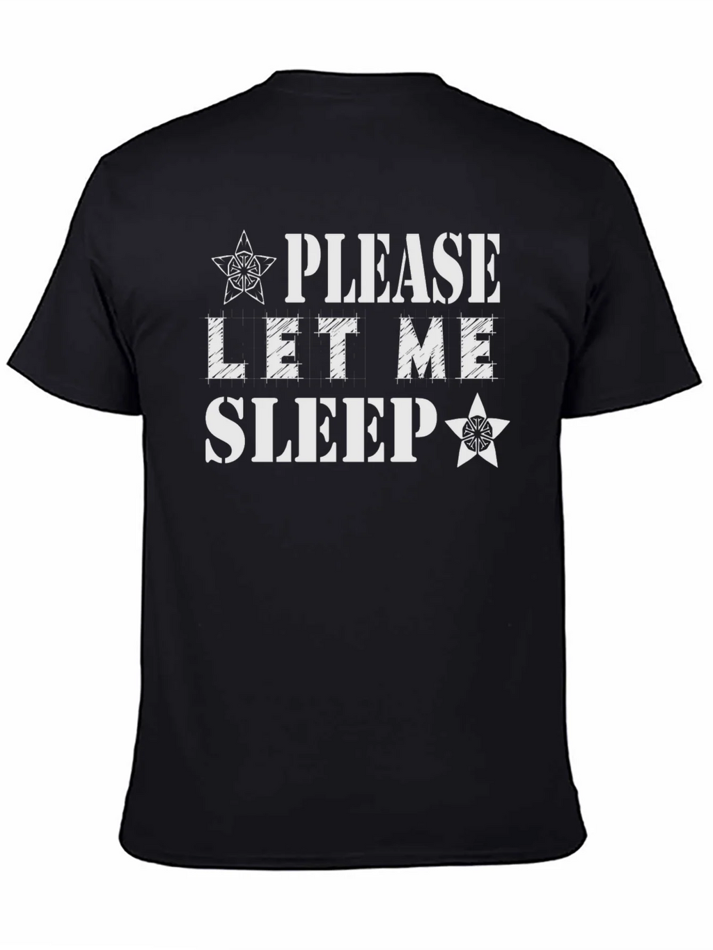 Please Let Me Sleep Graphic Tee - Black product image 4
