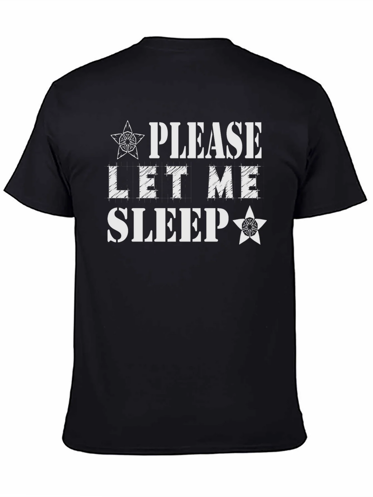 Please Let Me Sleep Graphic Tee - Black product image 4