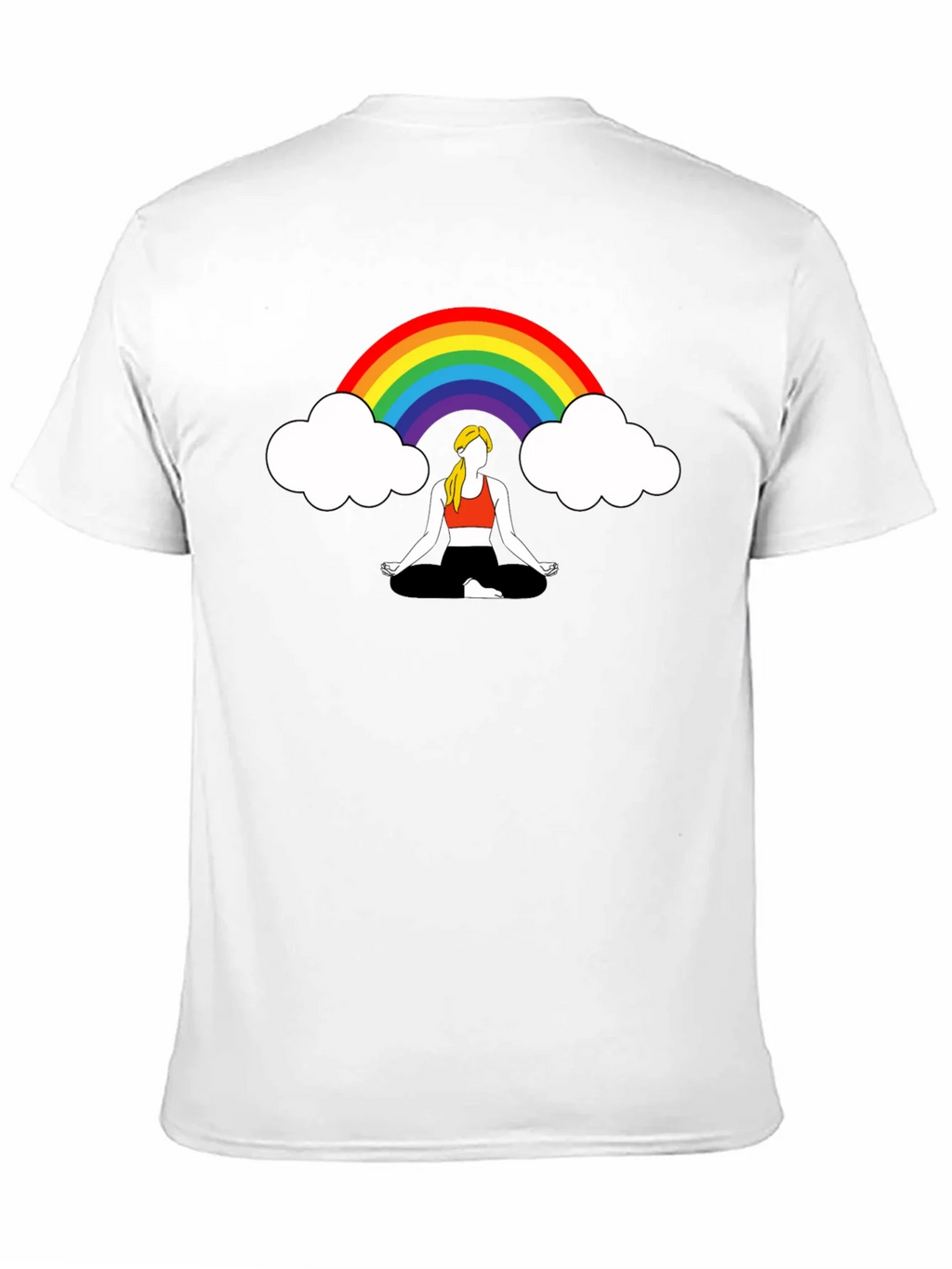Rainbow Meditation Graphic Tee product image 10