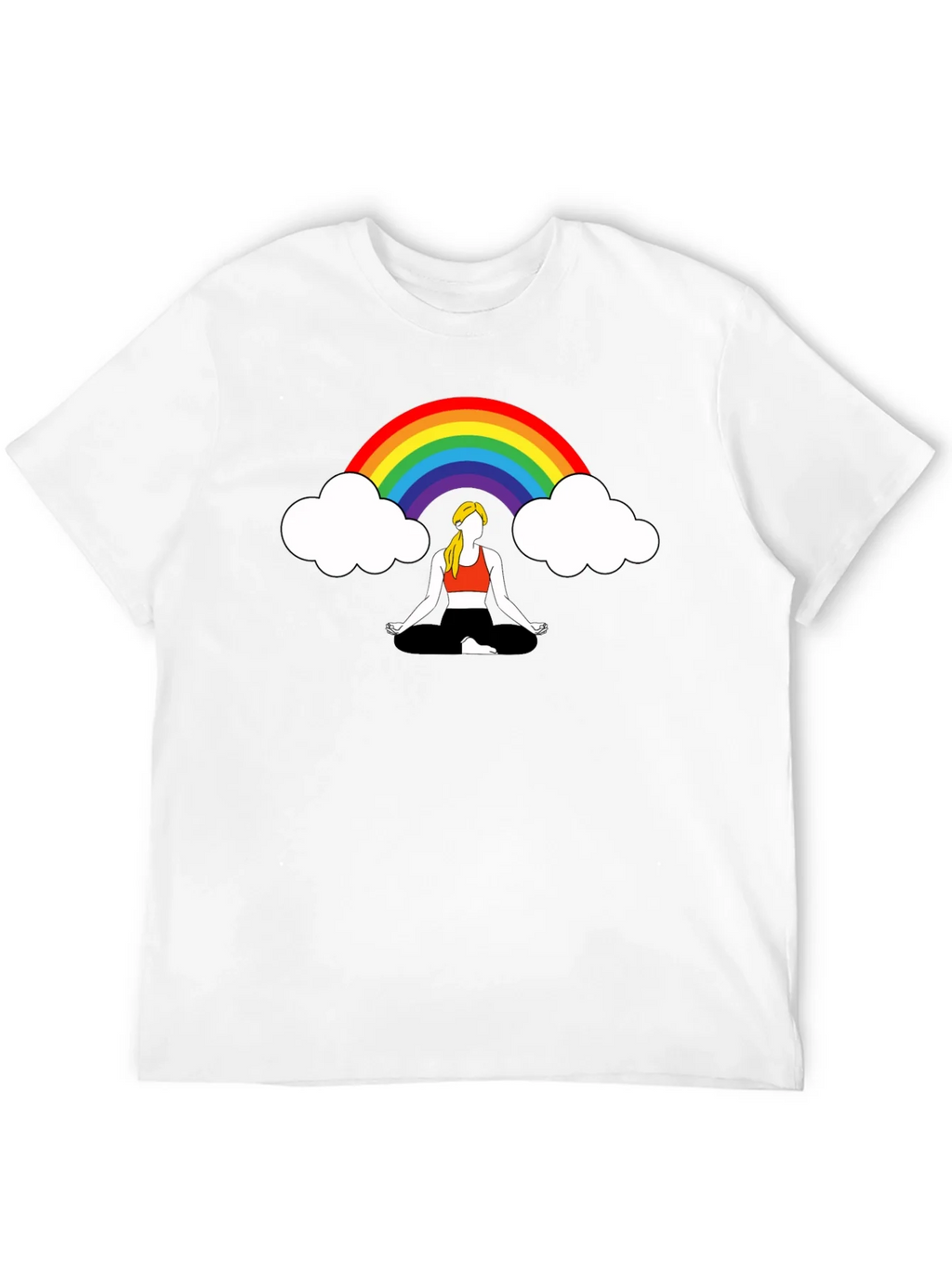 Rainbow Meditation Graphic Tee product image 11