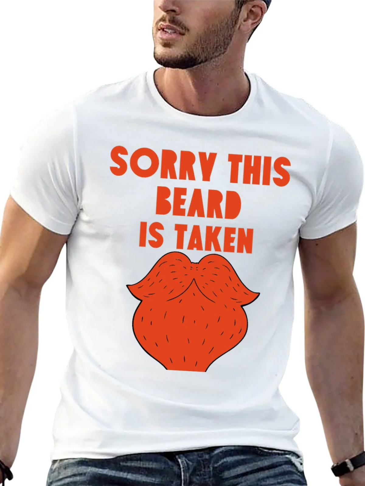 Sorry This Beard Is Taken Funny Graphic Tee product image 12