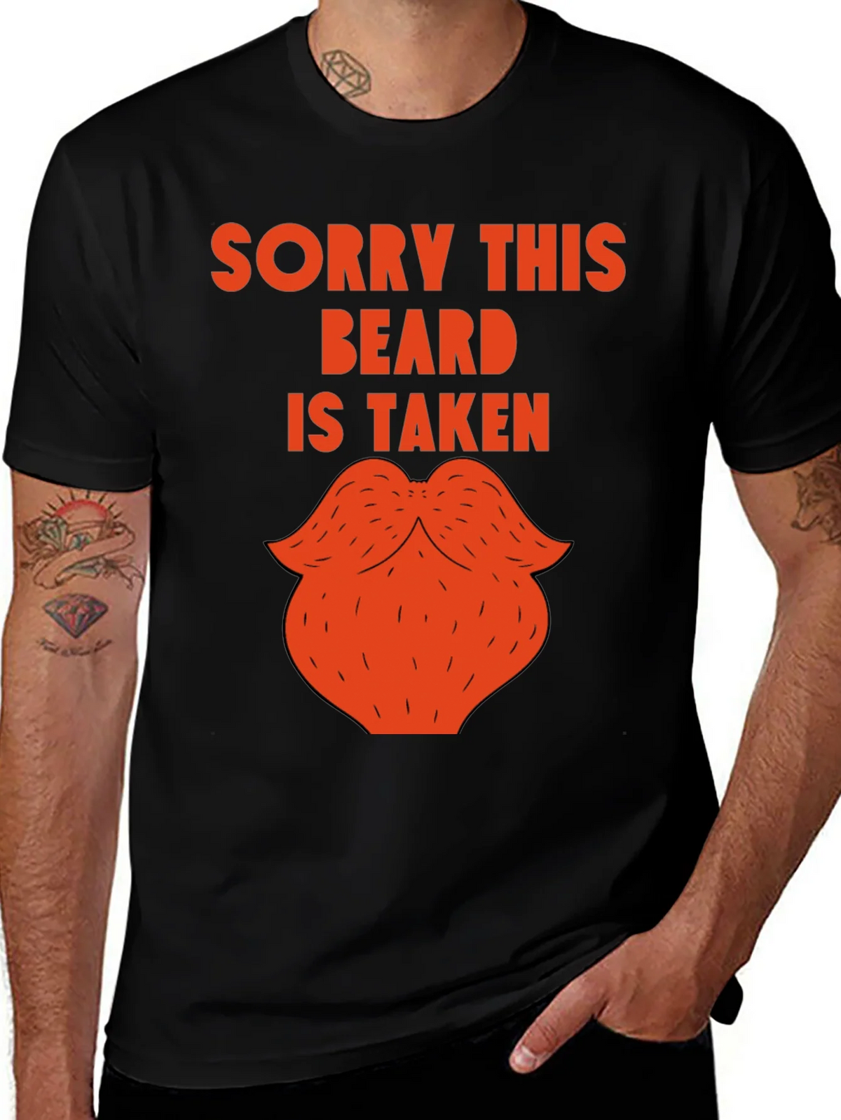 Sorry This Beard Is Taken Funny Graphic Tee product image 1