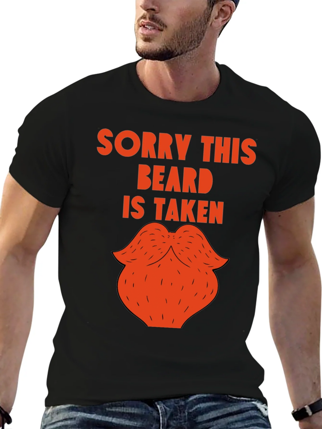 Sorry This Beard Is Taken Funny Graphic Tee product image 6