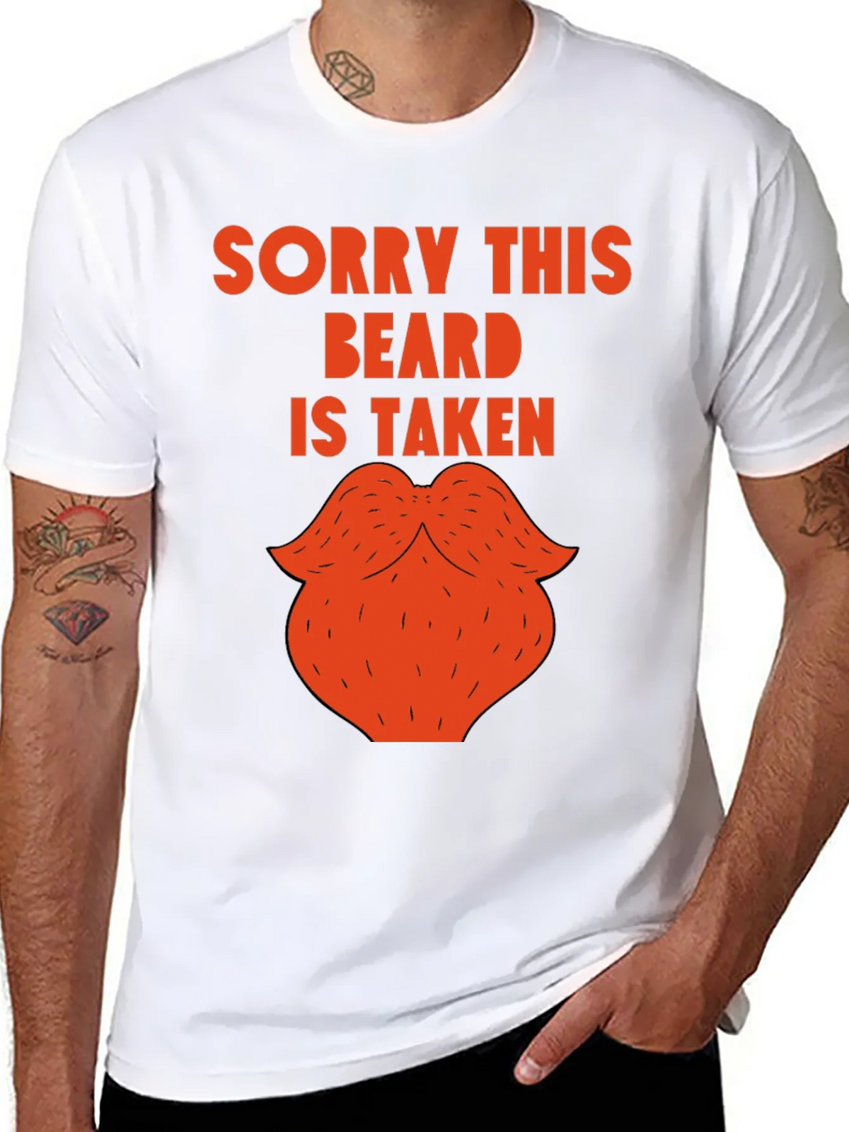 Sorry This Beard Is Taken Funny Graphic Tee product image 7