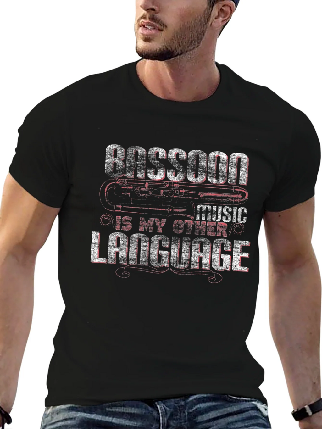 Bassoon Music T-Shirt - My Other Language Tee product image 6