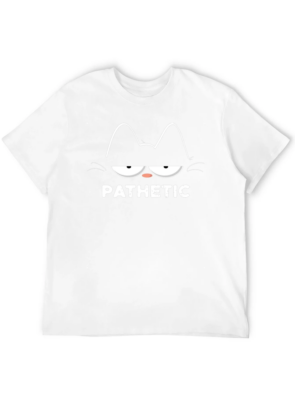 Pathetic Cat Graphic T-Shirt - Black product image 11