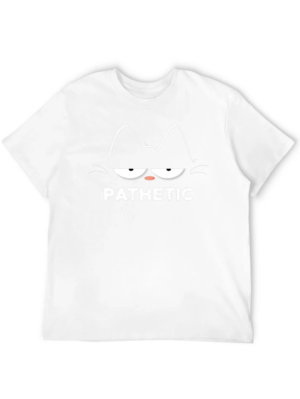 Pathetic Cat Graphic T-Shirt - Black product image 11