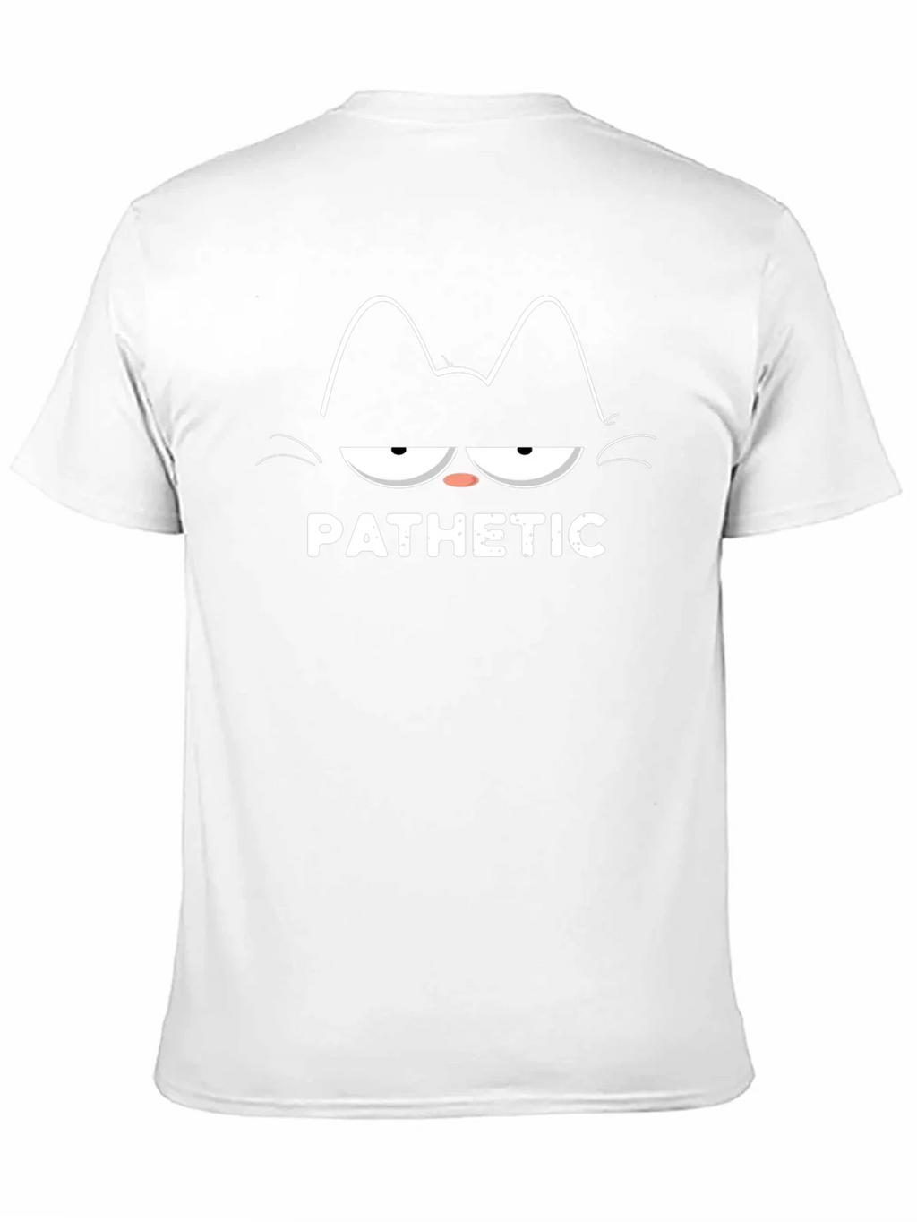 Pathetic Cat Graphic T-Shirt - Black product image 10