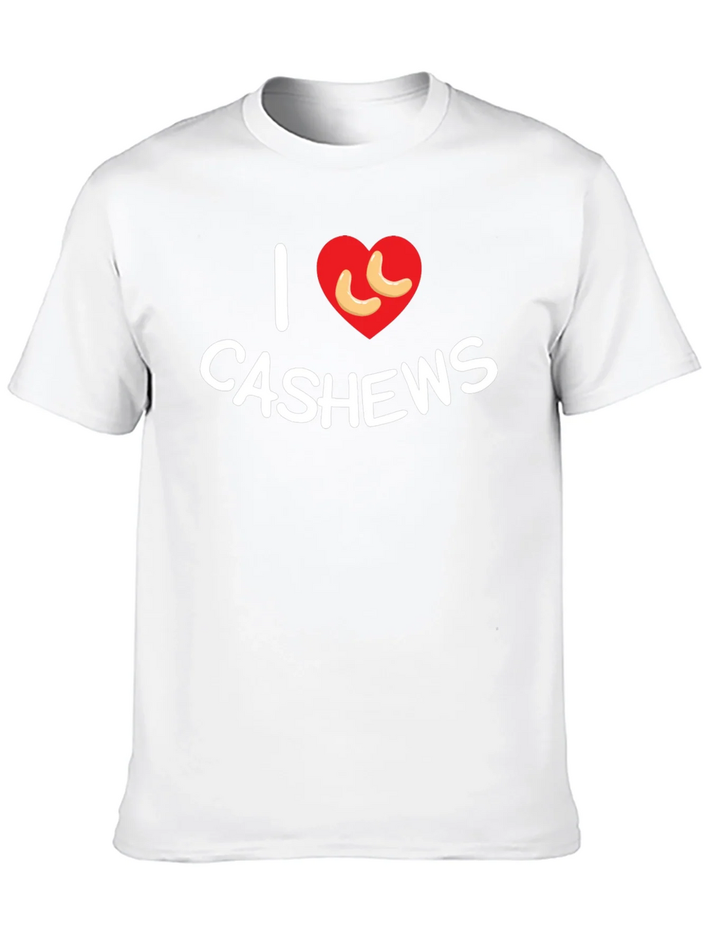I Heart Cashews Black T-Shirt - Nut Lover Tee product image 7