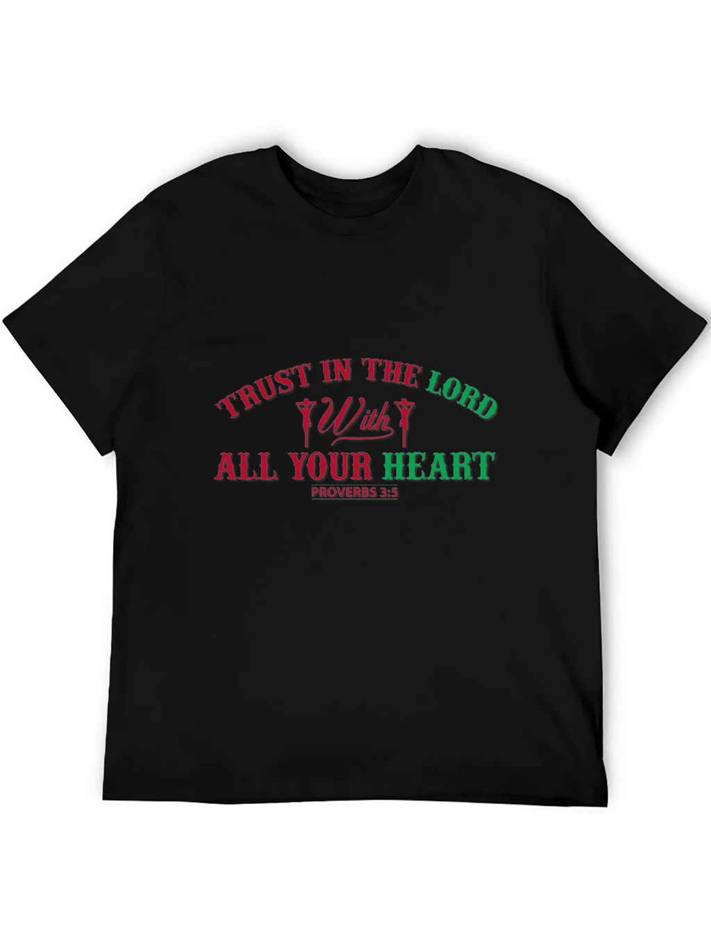 Trust in the Lord T-Shirt Proverbs 3:5 product image 5