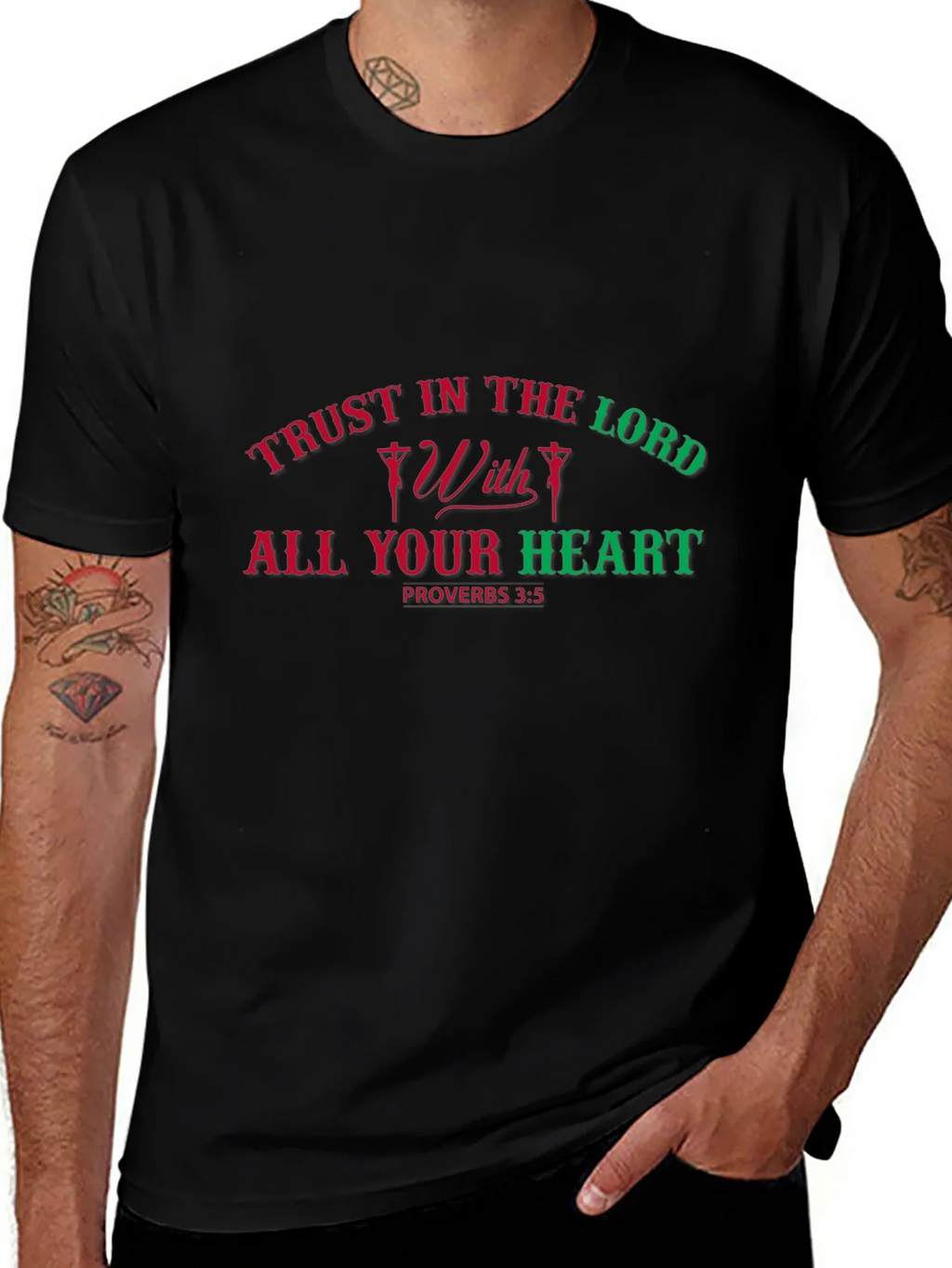 Trust in the Lord T-Shirt Proverbs 3:5 product image 1
