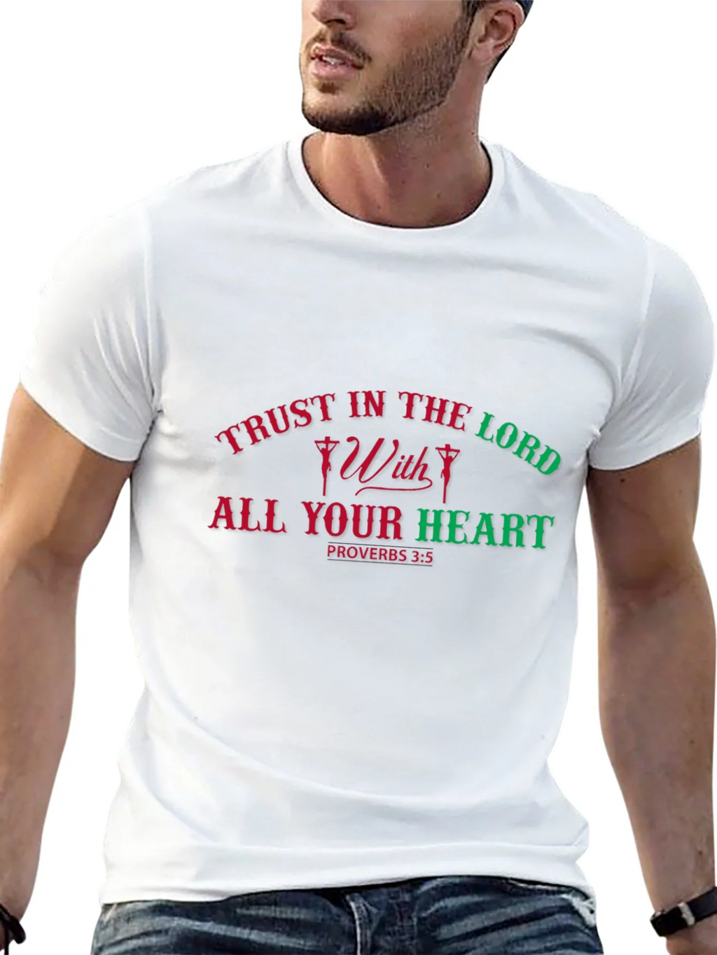 Trust in the Lord T-Shirt Proverbs 3:5 product image 12