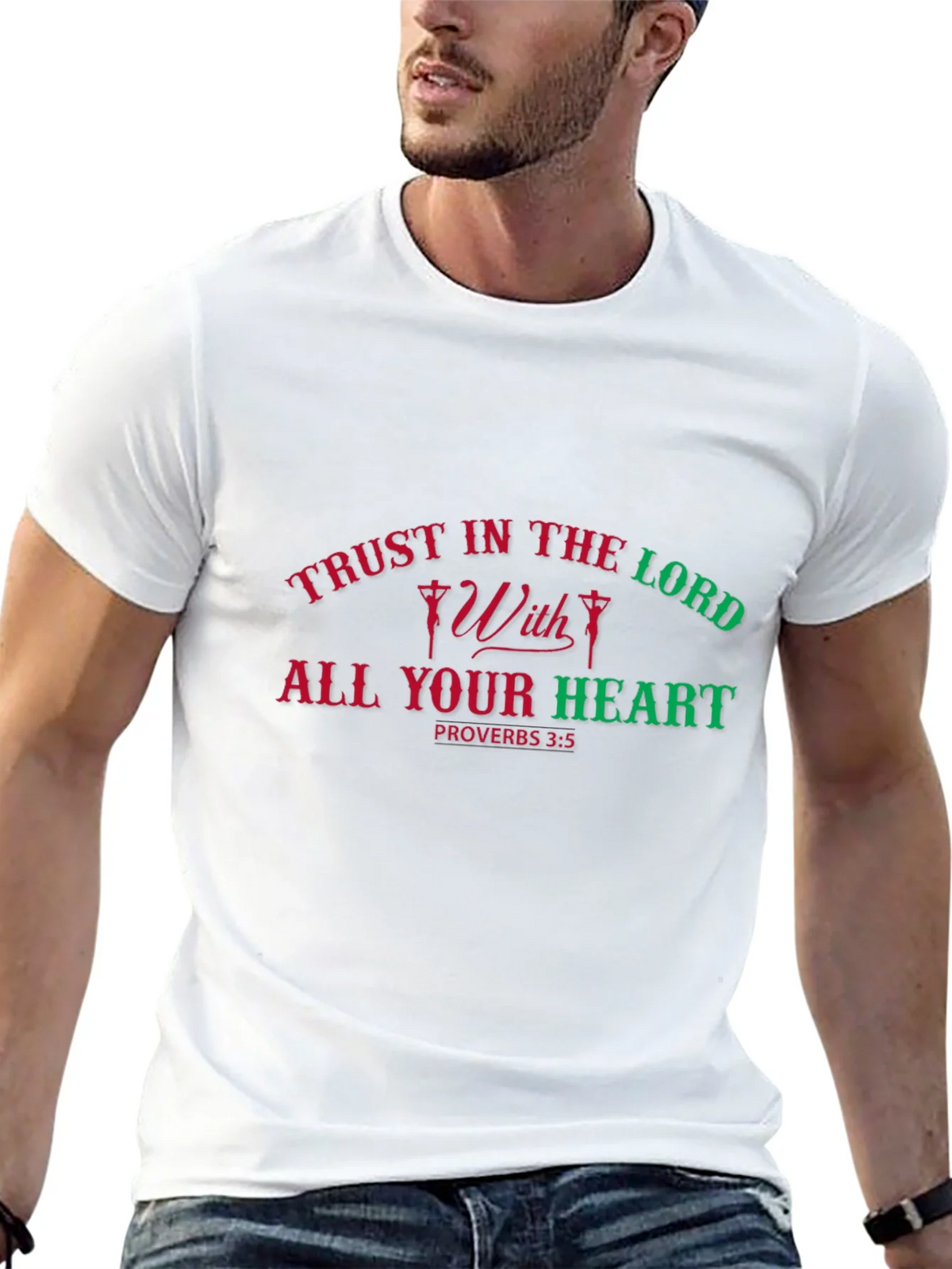 Trust in the Lord T-Shirt Proverbs 3:5 product image 12