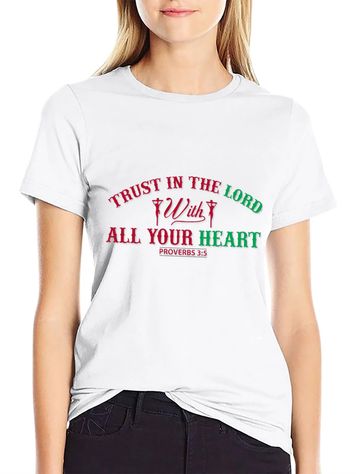 Trust in the Lord T-Shirt Proverbs 3:5 product image 8