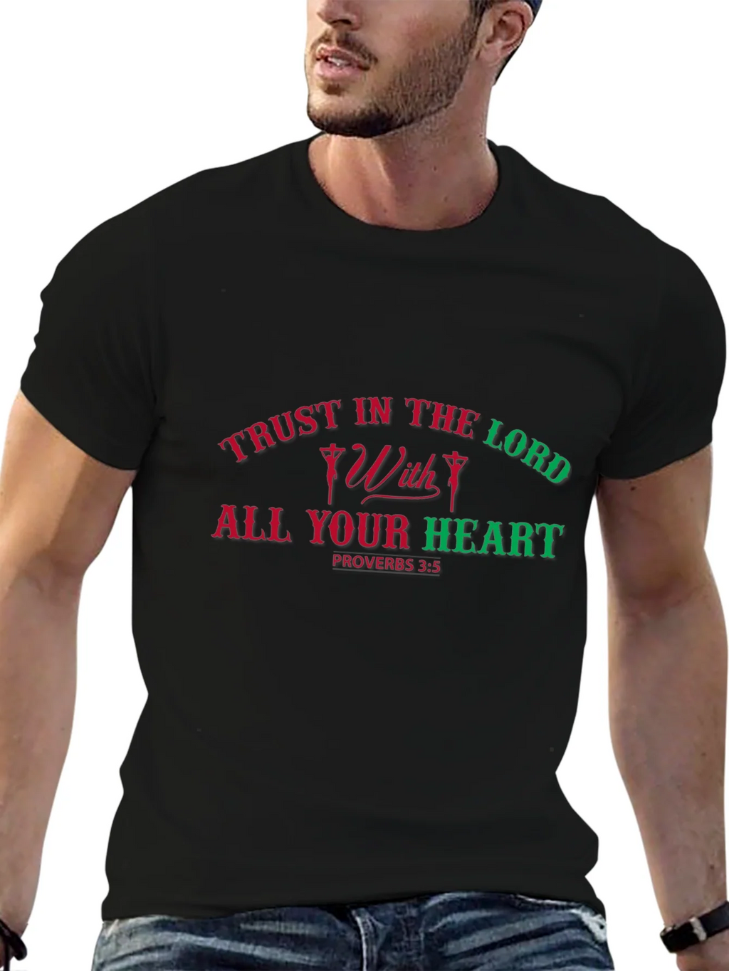 Trust in the Lord T-Shirt Proverbs 3:5 product image 6
