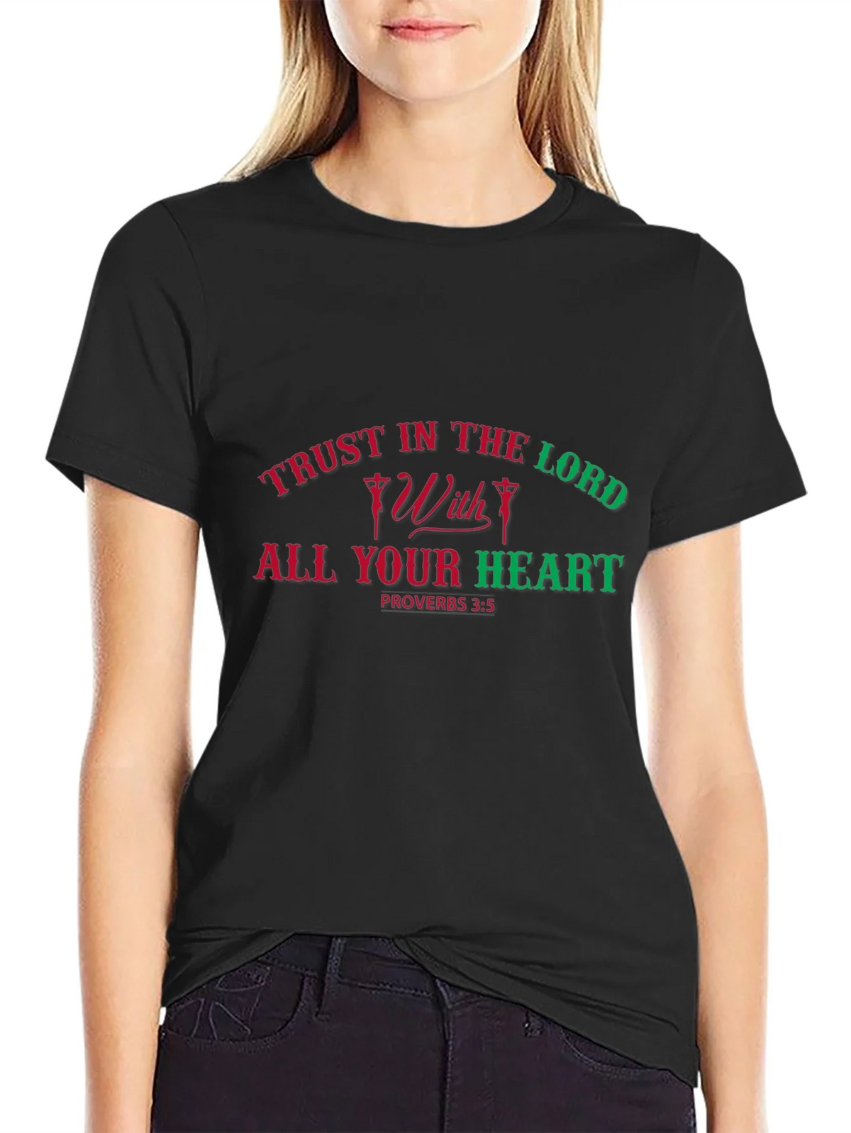 Trust in the Lord T-Shirt Proverbs 3:5 product image 2