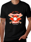 Lucky Baseball Shirt - Mens Black Graphic Tee product image 1