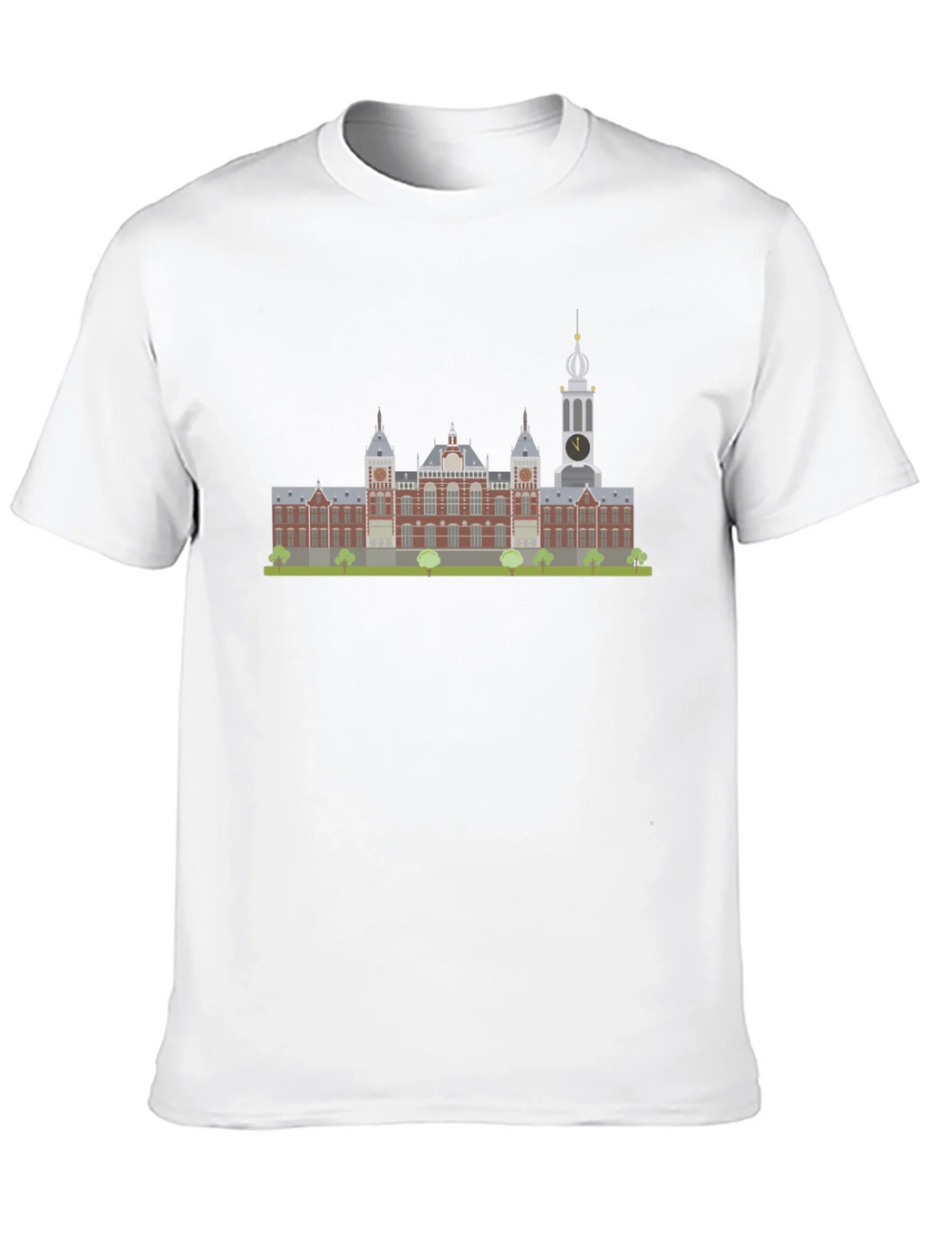 Amsterdam Building Graphic Tee - Black product image 9