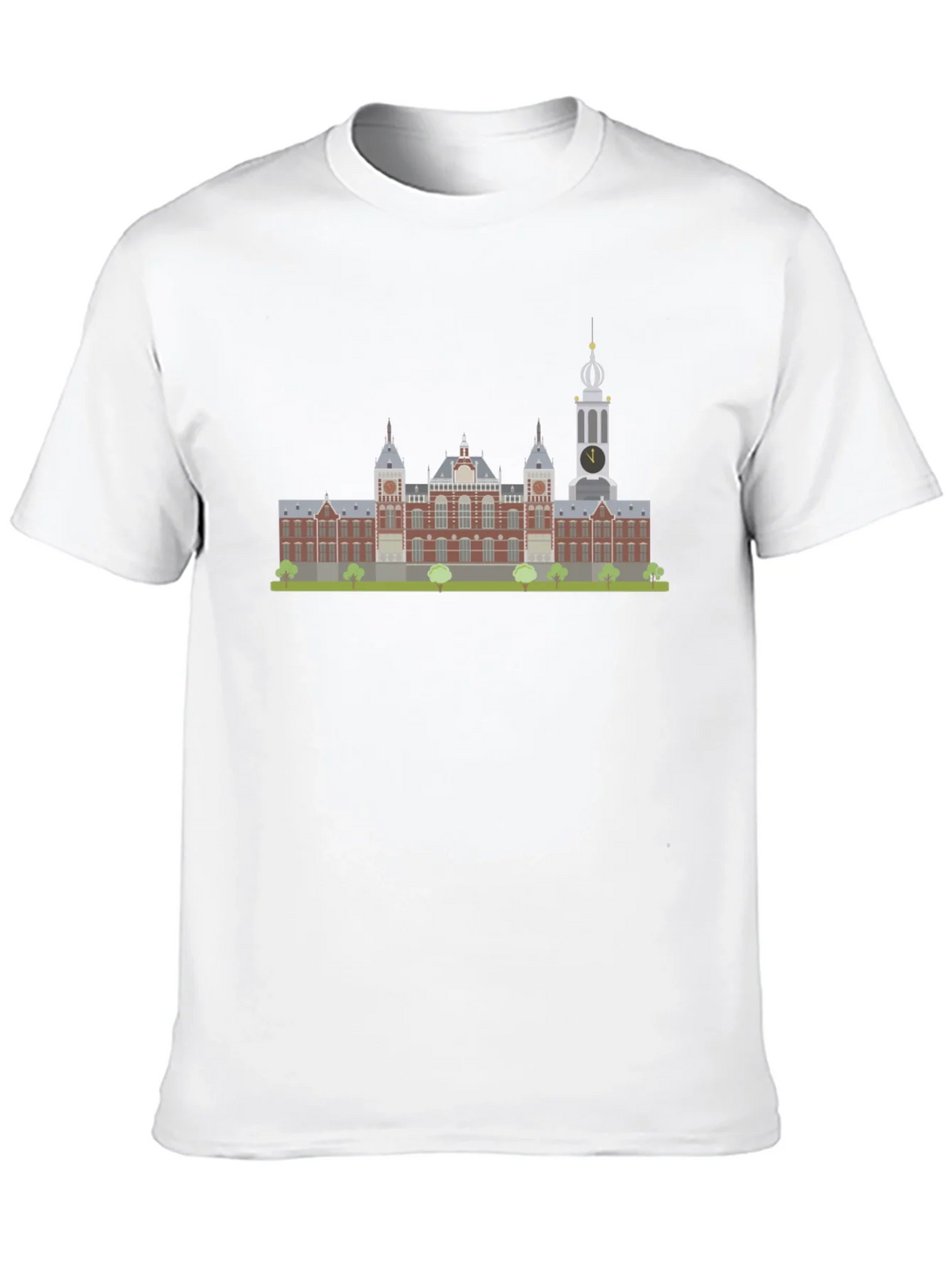Amsterdam Building Graphic Tee - Black product image 9