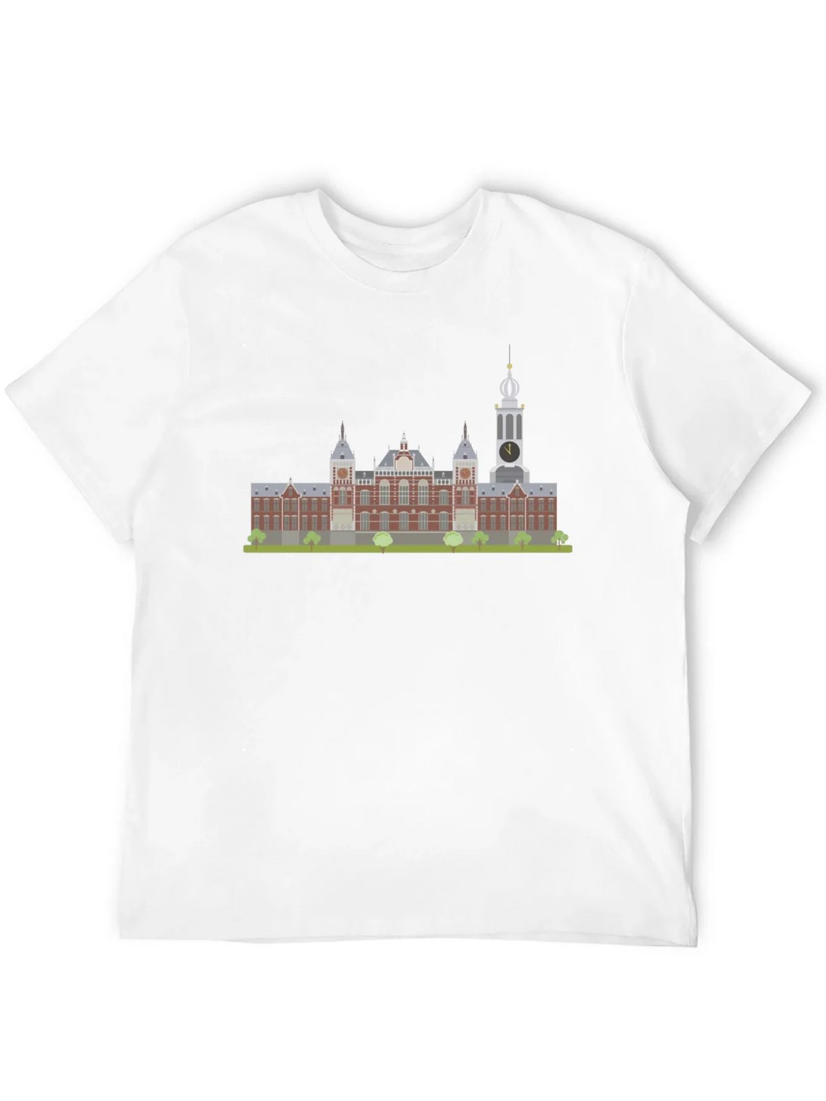 Amsterdam Building Graphic Tee - Black product image 11